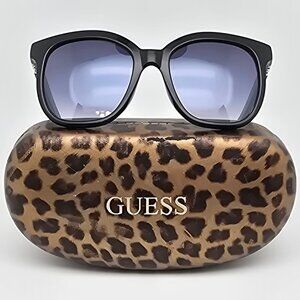 *SOLD* Guess GF6086 01B Black Rhinestone Frame Gray Gradient Lens Sunglasses